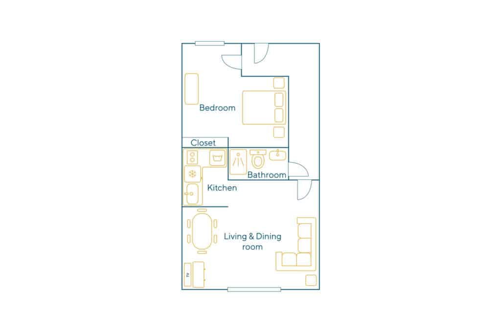 Furnished apartment – 2 rooms – 37 sqm – Louvre – Palais Royal – 75001 Paris – 101184 - non contractual