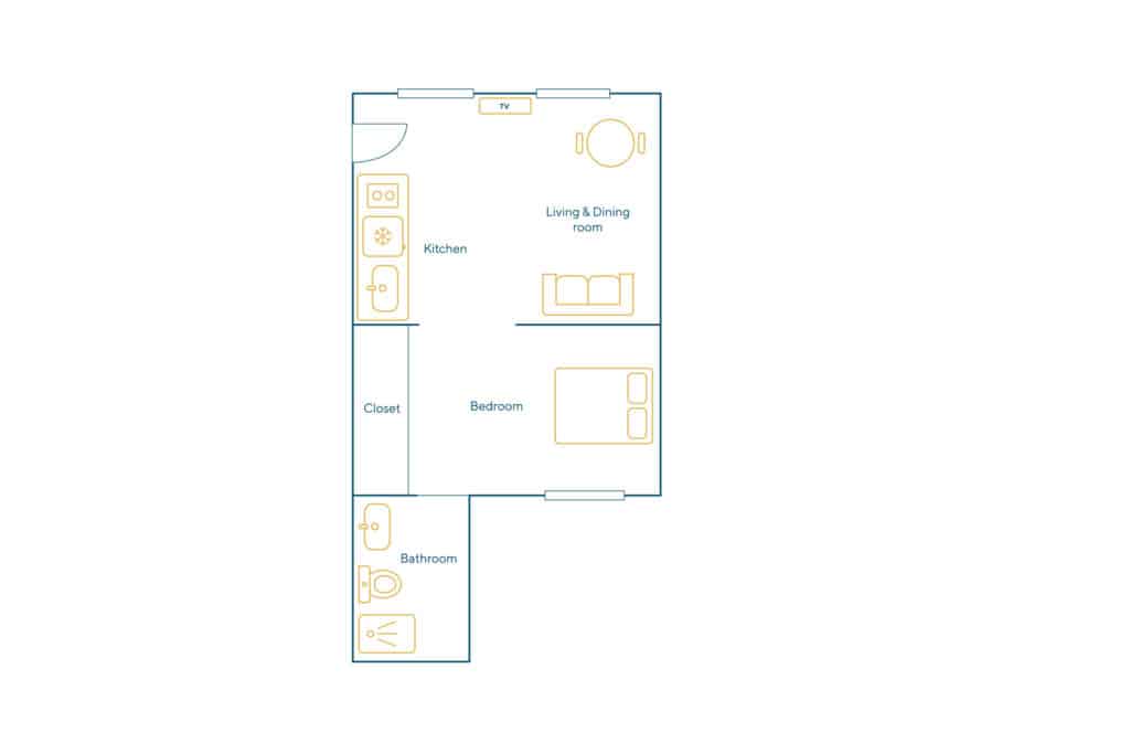 Location Appartement Meublé – 2 pièces – 26 m² – Sentier – Bonne Nouvelle – 75002 Paris – 102370