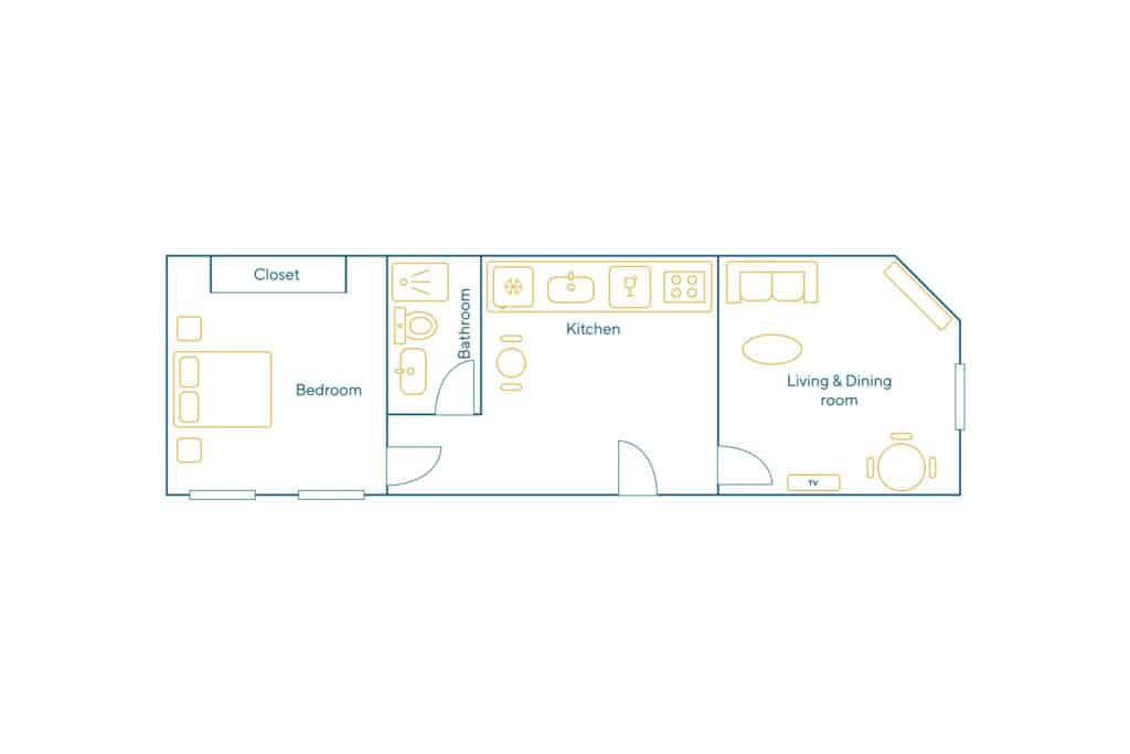 Location Appartement Meublé – 2 pièces – 34 m² – Marais – Bastille – 75003 Paris – 103126 - non contractuel
