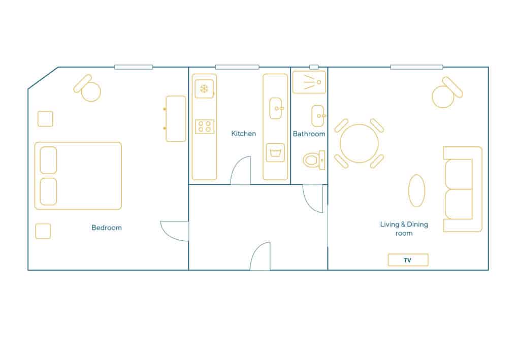 Location Appartement Meublé – 2 pièces – 35 m² – Raspail – Sèvres- Babylone – 75007 Paris – 107368