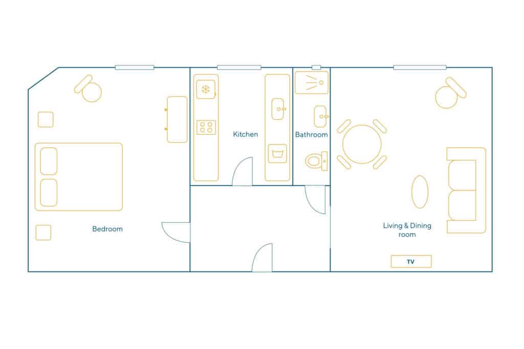 Location Appartement Meublé – 2 pièces – 35 m² – Raspail – Sèvres- Babylone – 75007 Paris – 107368