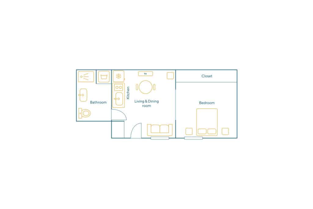 Location Appartement Meublé – 2 pièces – 35 m² – Invalides – 75007 Paris – 107507 - non contractuel
