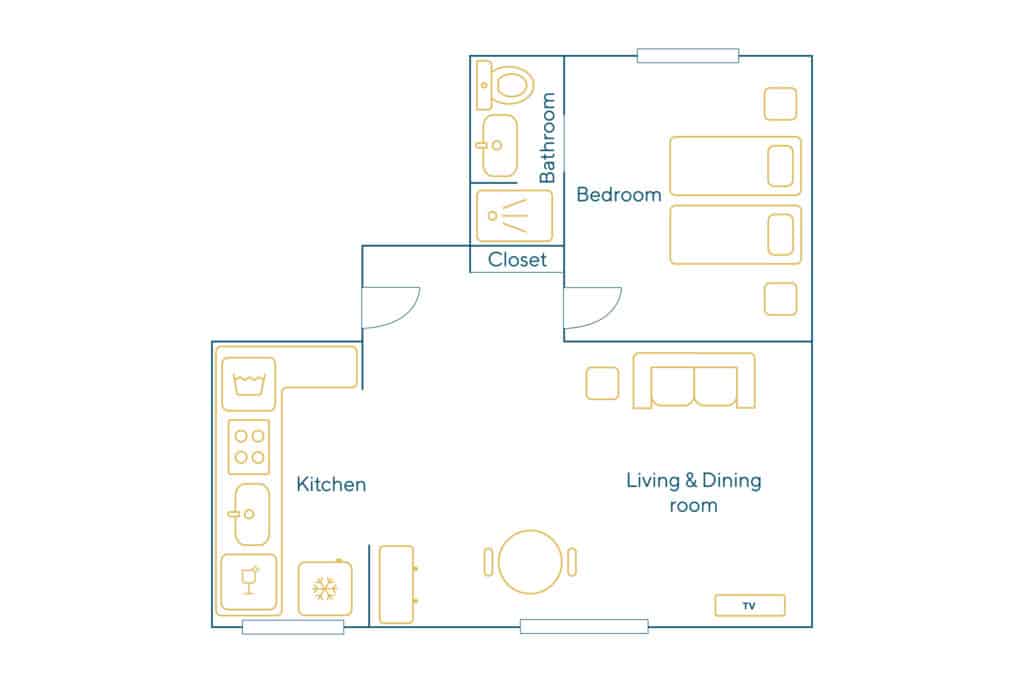 Furnished apartment – 2 rooms – 31 sqm – Picpus – Reuilly – Nation – 75012 Paris – 112072 - non contractual