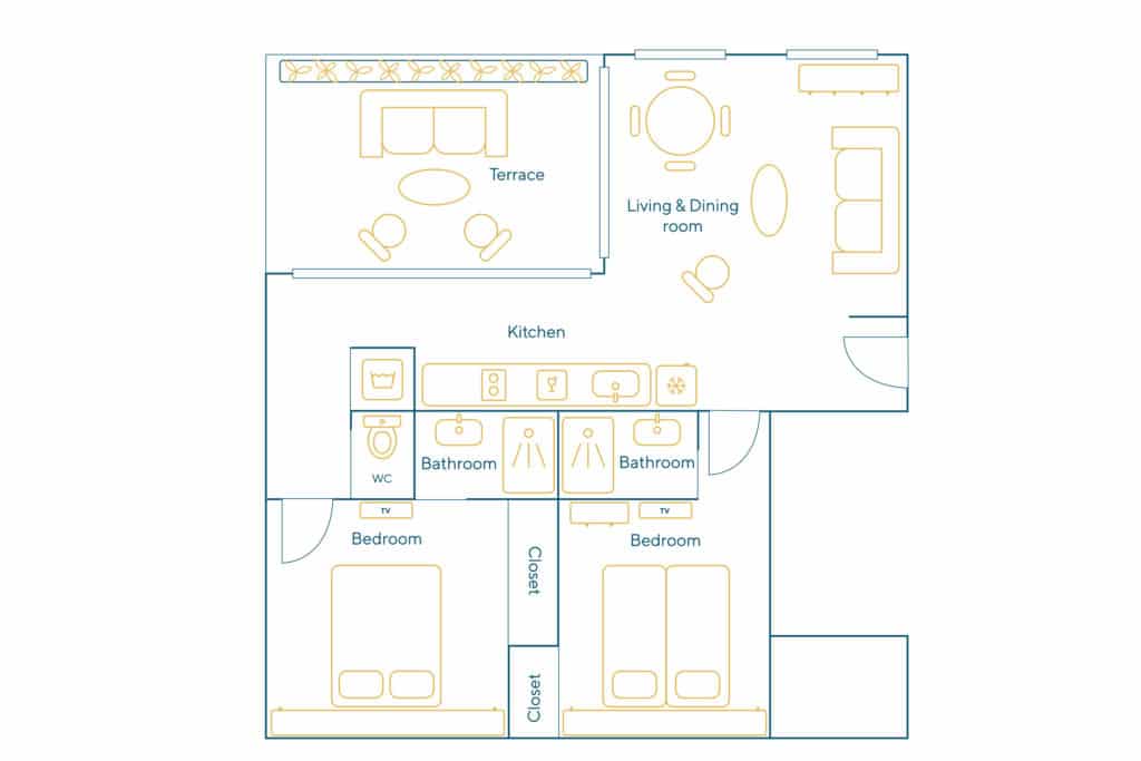 Location Appartement Meublé – 3 pièces – 65 m² – Marais – Bastille – 75011 Paris – 211087 - Non contractuel