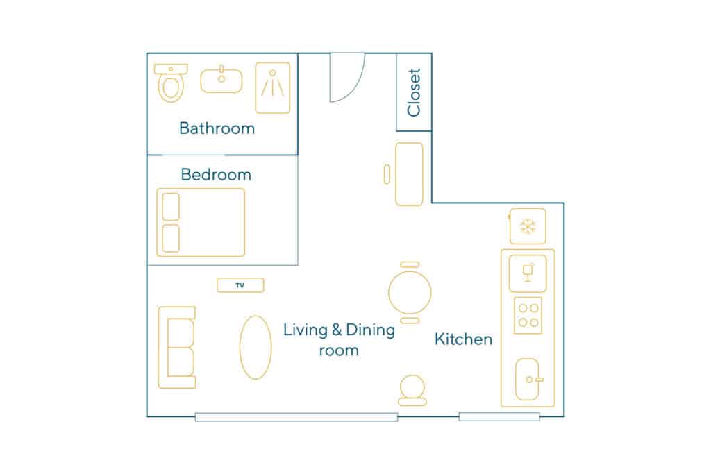 Location Appartement Meublé – 1 pièce – 30 m² – Portes de Versailles – Javel – Convention – 75015 Paris – S15132