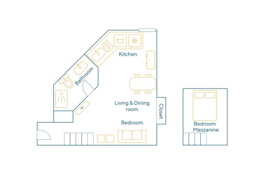 Location Appartement Meublé – 1 pièce – 20 m² – Porte Maillot – Etoile – Ternes – 75017 Paris – S17171