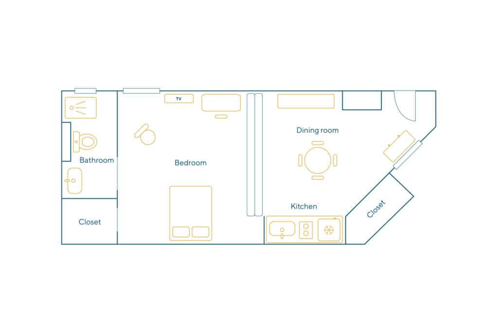 Location Appartement Meublé – 1 pièce – 27 m² – Montmartre – Pigalle – 75018 Paris – S18941 - non contractuel