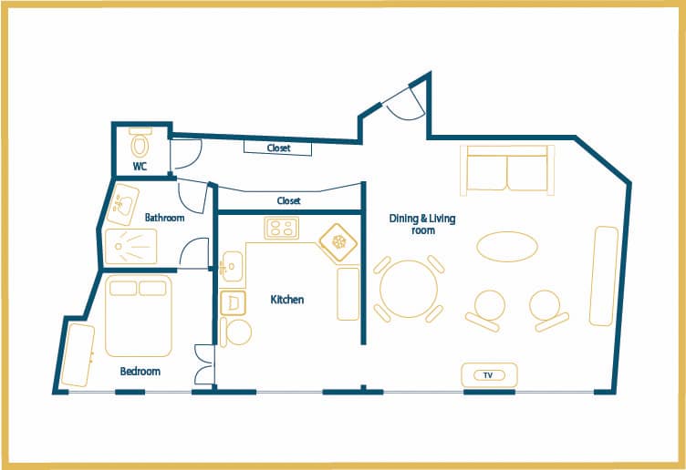 Location Appartement Meublé - 2 pièces - 61 m² - Louvre - Palais Royal - 75001 Paris - 101022-23