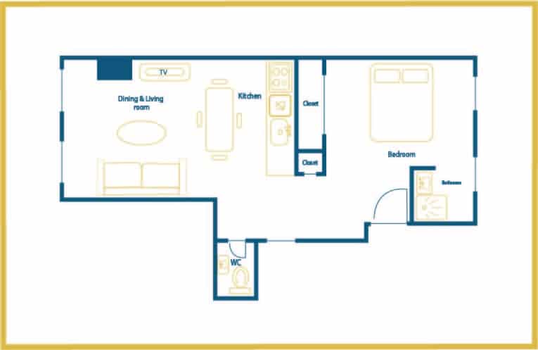 Location Appartement Meublé - 2 pièces - 30m² - Martyrs - Saint Georges - Trinité- 75009 Paris -109083-13