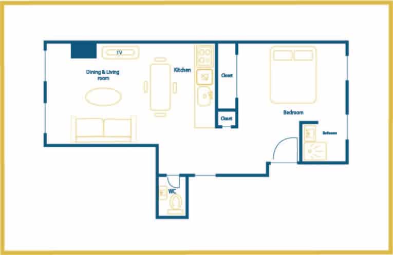 Furnished apartment - 2 rooms- 30 sqm- Martyrs - Saint Georges - Trinité- 75009 Paris -109083-13