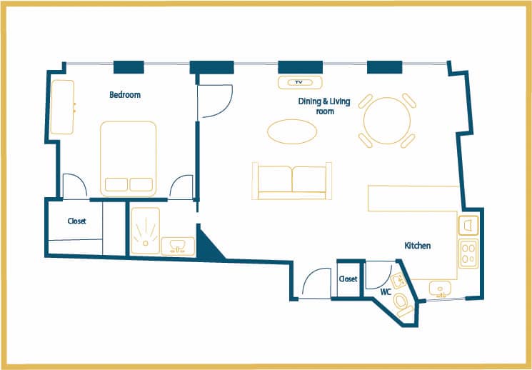 Location Appartement Meublé - 2 pièces - 55 m² - Martyrs - Saint Georges - Trinité - 75009 Paris - 109466-12