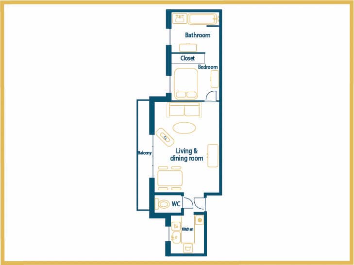 Location Appartement Meublé - 2 pièces - 53 m² - Portes de Versailles - Javel - Convention - 75015 Paris - 115094-28