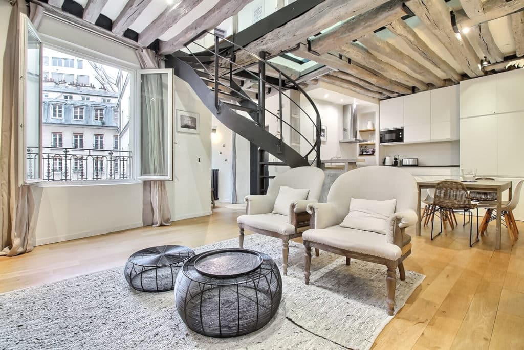 Appartement meublé- 3 pièces- 85 m²- Marais - Bastille - 75003 Paris - 203079