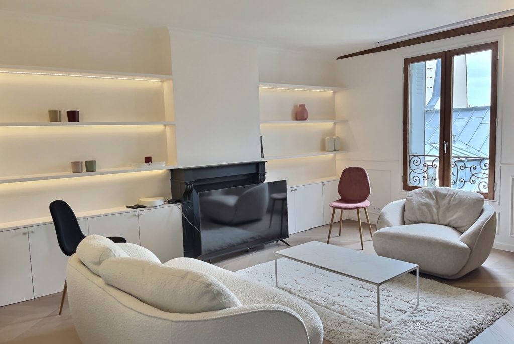 Location Appartement Meublé - 3 pièces - 70 m² - Hôtel de Ville - Beaubourg - 75003 Paris - 203209-21