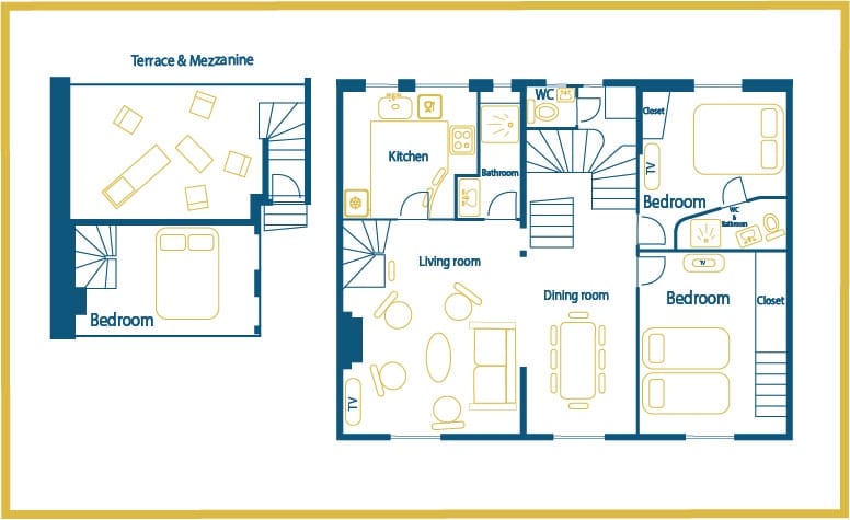 Location Appartement Meublé - 3 pièces - 90 m² - Raspail - Sèvres- Babylone - 75006 Paris - 206313-34