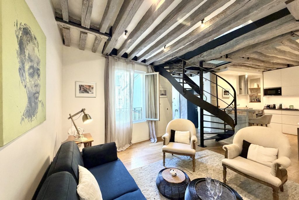 Location Appartement Meublé - 88.82 m² - 3 pièces - 75003 Paris - 203079 - 450191646952