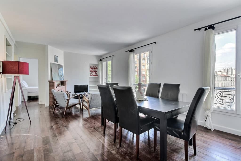 Furnished apartment - 4 rooms - 80 sqm - Tolbiac - 75013 Paris - 313258