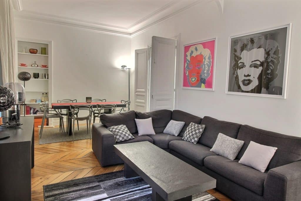 Location Appartement Meublé - 4 pièces - 100 m² - Champs Elysées - Etoile - 75116 Paris - 316365