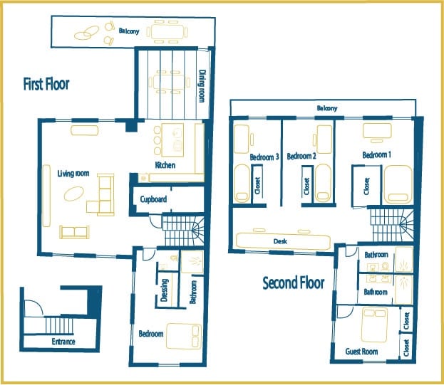Location Appartement Meublé - 7 pièces - 190m² - Montorgueil- 75002 Paris -502254-38