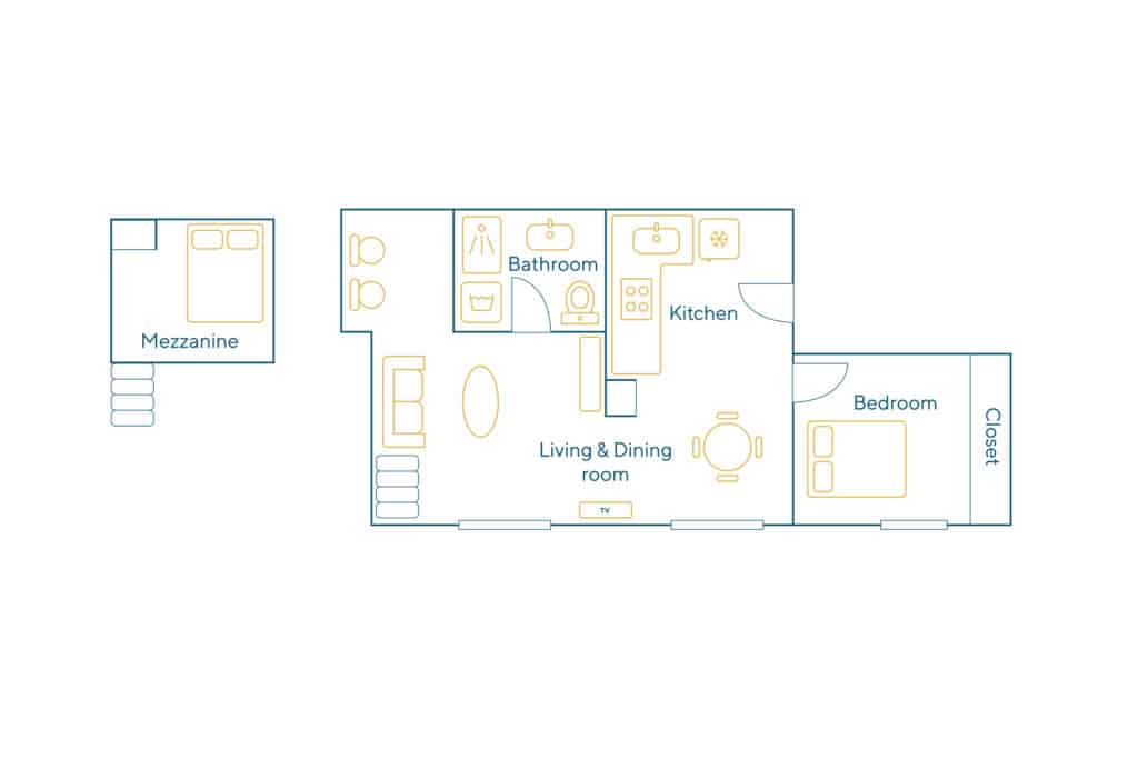 Location Appartement Meublé – 3 pièces – 40 m² – Jardin des Plantes – Mouffetard – 75005 Paris – 105410