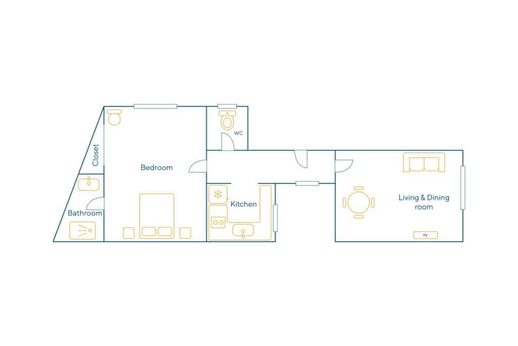 Location Appartement Meublé – 2 pièces – 32 m² – Champ de Mars – 75007 Paris – 107241